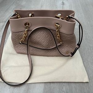 Tory Burch Flemming purse in color mink